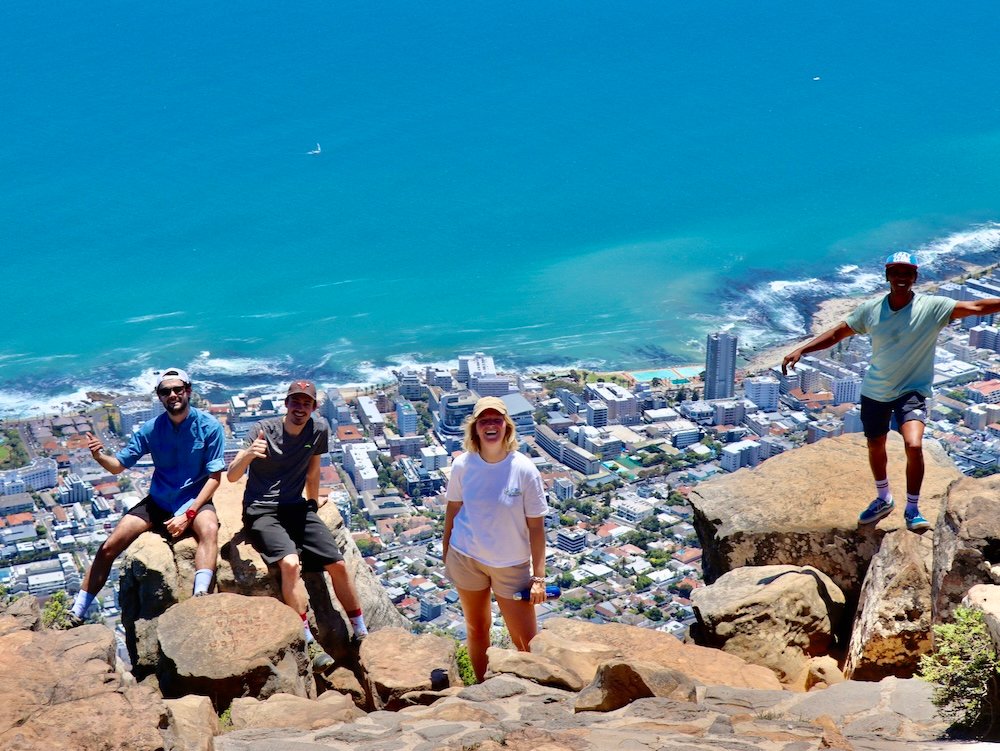 Randonnée sur Lions head Randonnée de Lion's head à Cape Town