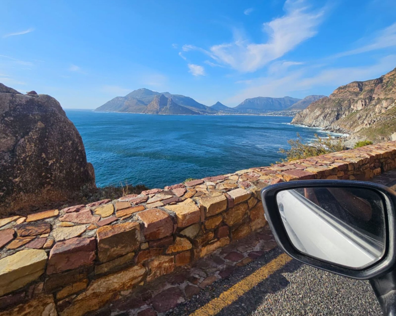 Route de Chapman's Peak Vue depuis la route de Chapman's Peak