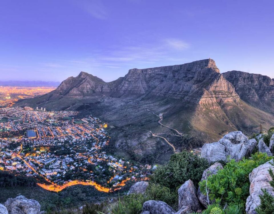 Cape Town et Table Mountain