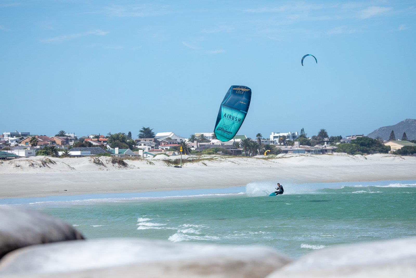 kitesurf virage langebaan kitesurfeur a langebaan