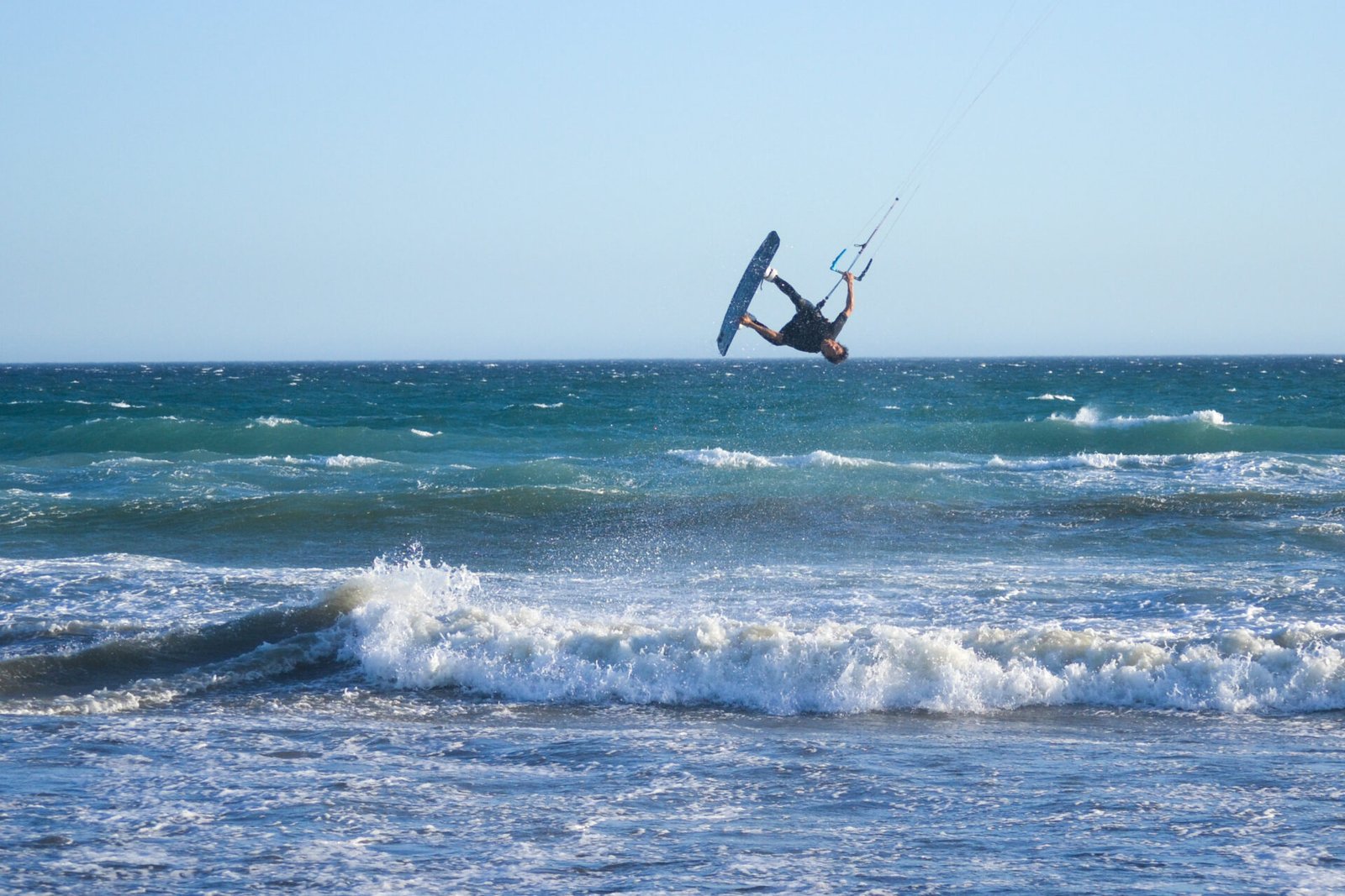 saut de kitesurf à Cape Town