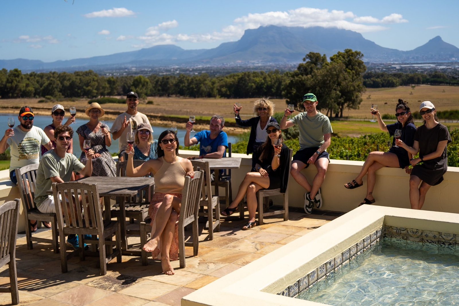 vignoble en groupe a cape town Vignobles près de Cape Town en Afrique du Sud