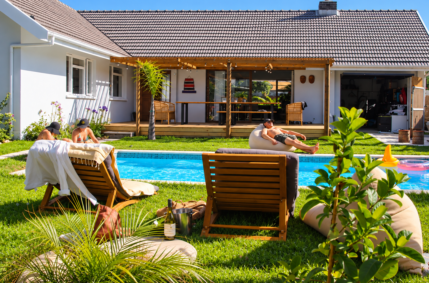 au bord de la piscine à SEAKS Adventure