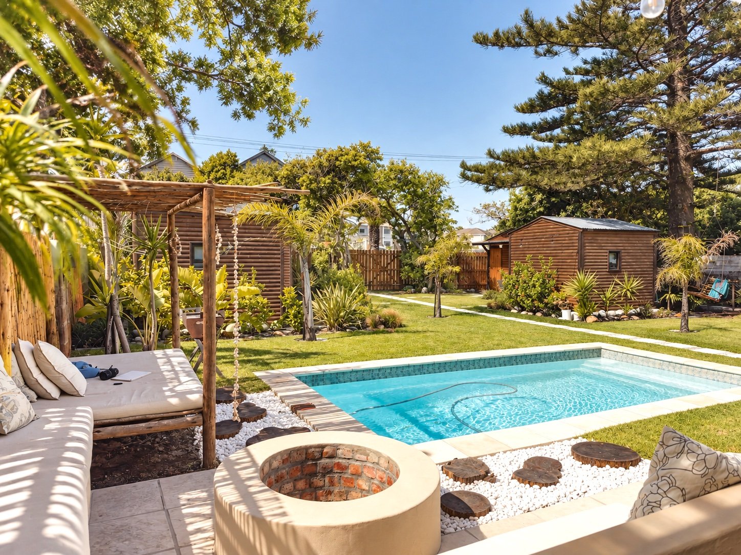 Jardin de SEAKS Adventure Jardin de SEAKS Adventure avec Bungalows